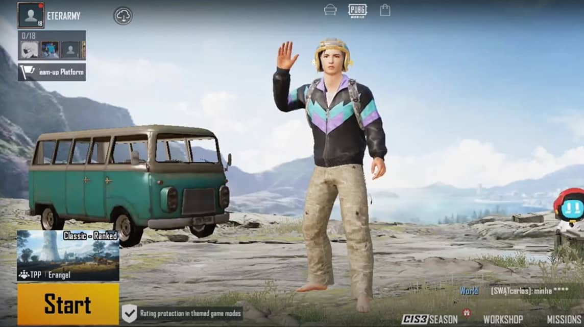 PUBG Mobile: How to change your name and appearance