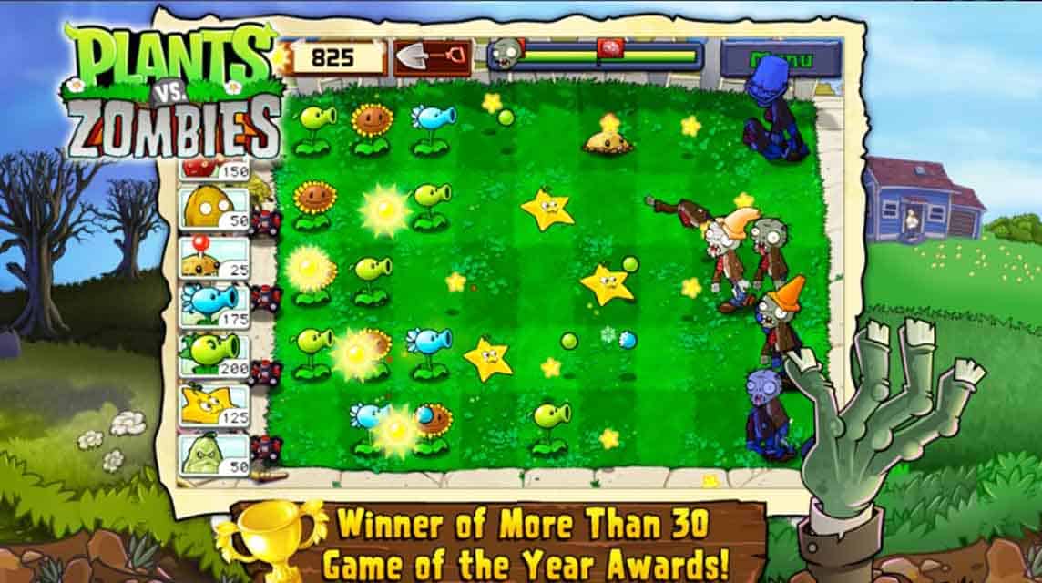 Game Strategi Android Plants vs Zombies