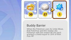 Buddy Barrier Pokemon Unite，目前最好的盾牌制作物品！