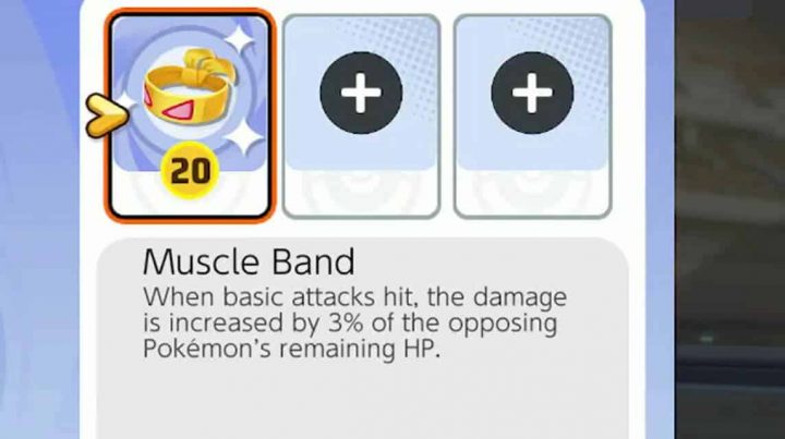 Pokemon Unite 근육 밴드, Pokemon Physical Attacker를 강화하십시오!
