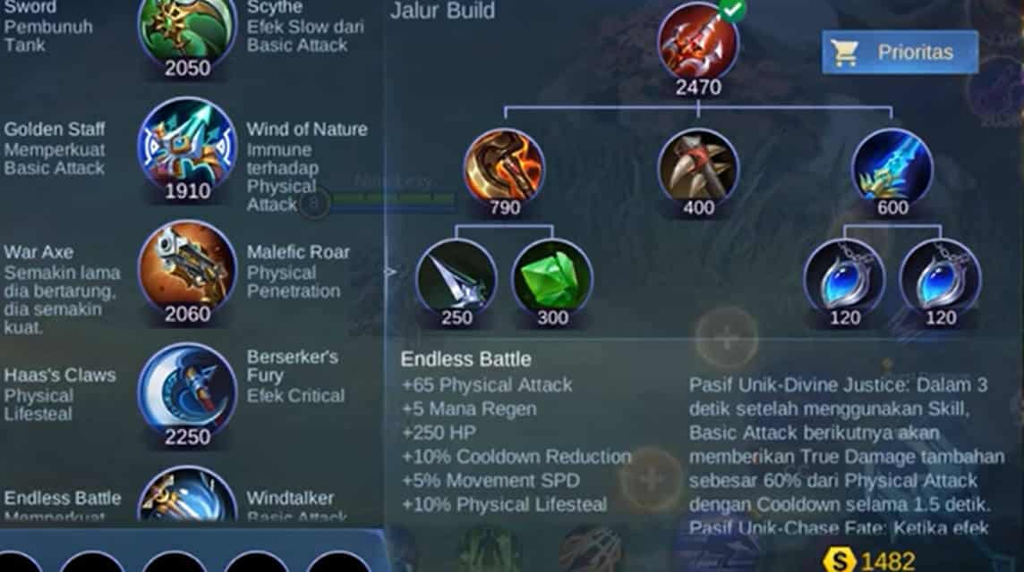 true damage mobile legends endless battle