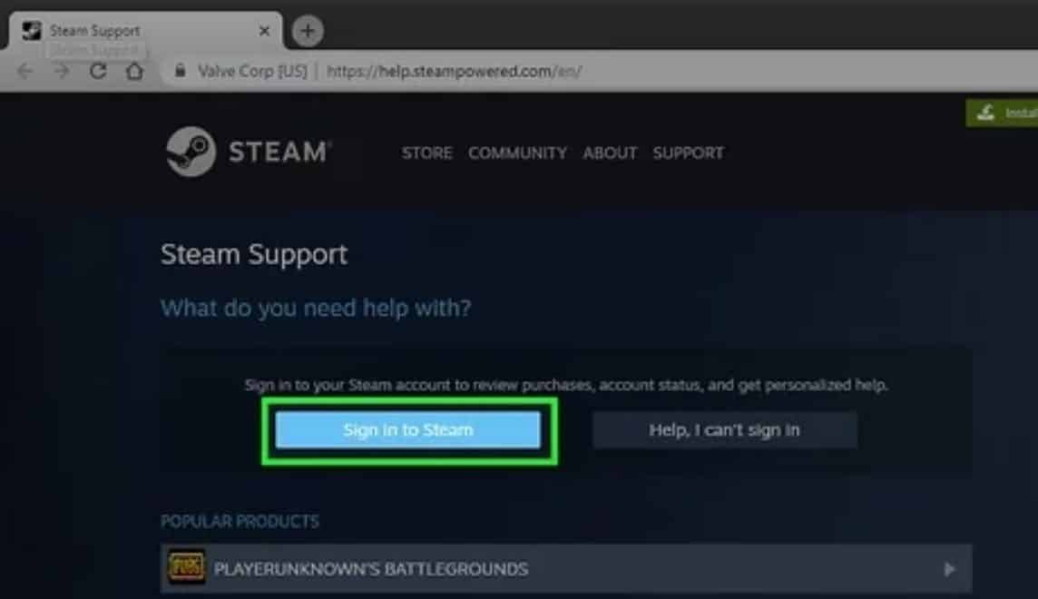 Steam サポート