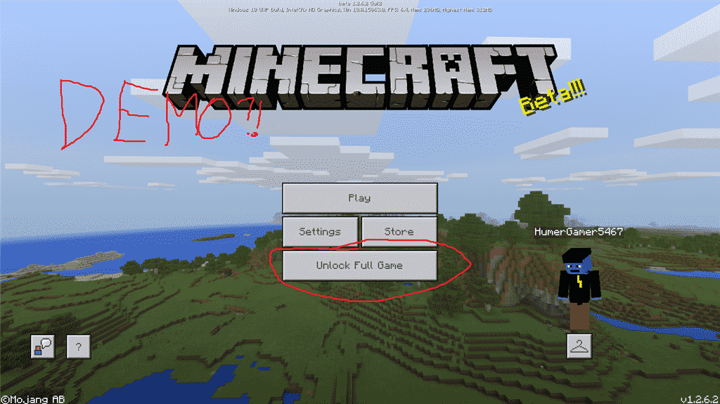 How to download Minecraft demo version for free: Features