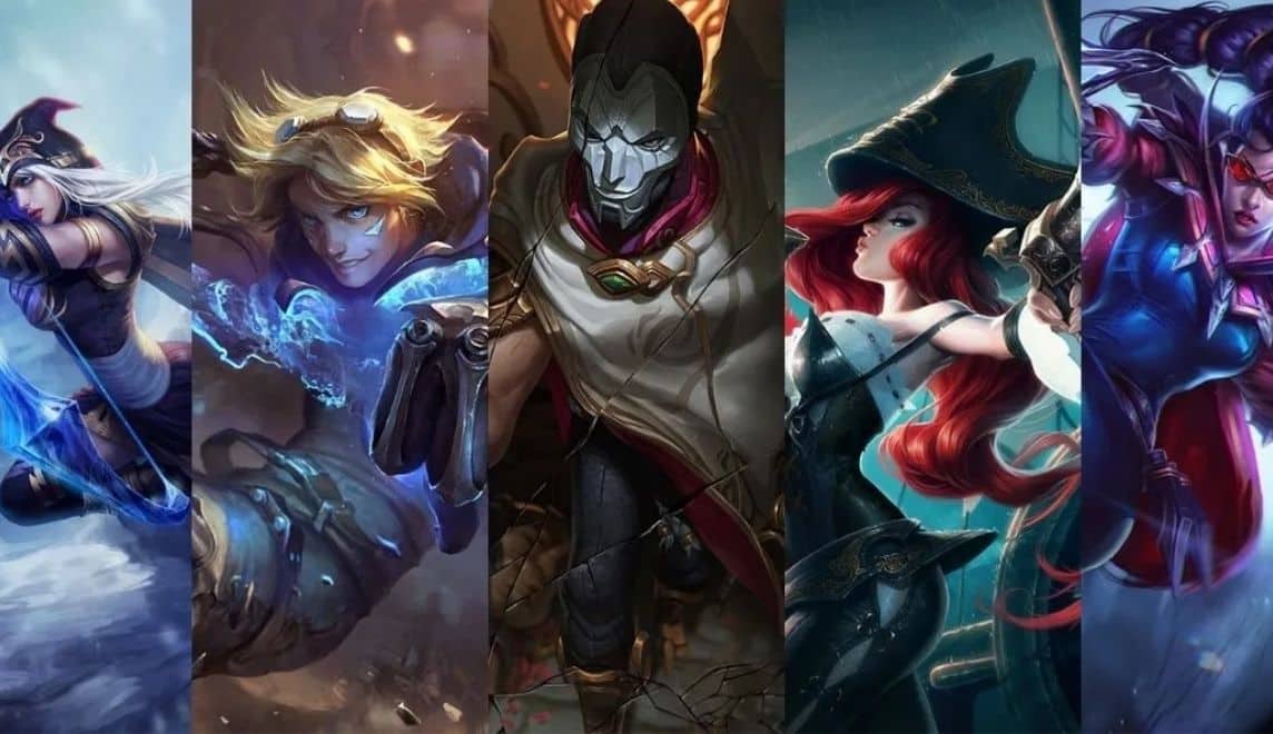 Here's a list of the most played ADC for League of Legends!