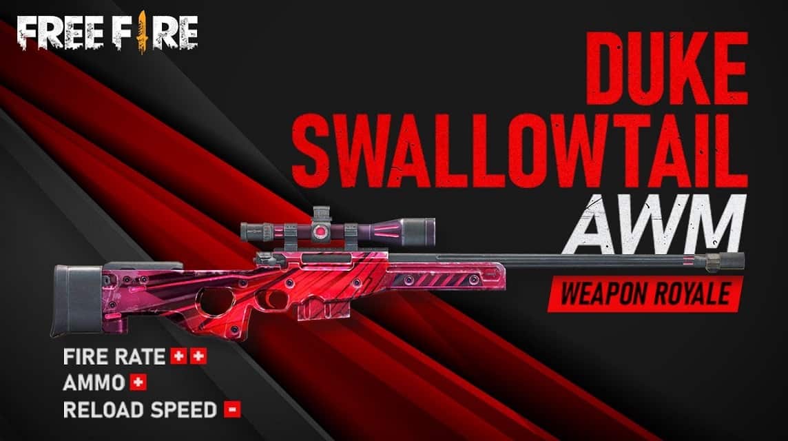 Free Fire Weapon Skins