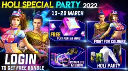 The 5 Best Free Fire MAX Prizes in the Holi Event Calendar