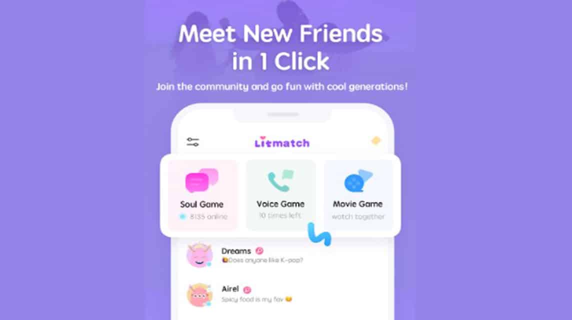 Fitur Litmatch. Sumber: App Store