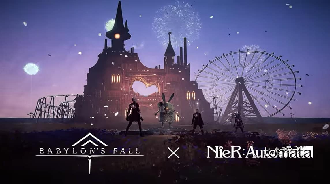 babylon's fall collaboration with nier automata