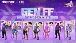 This is how the FF x BTS design looks, there's also a special skin