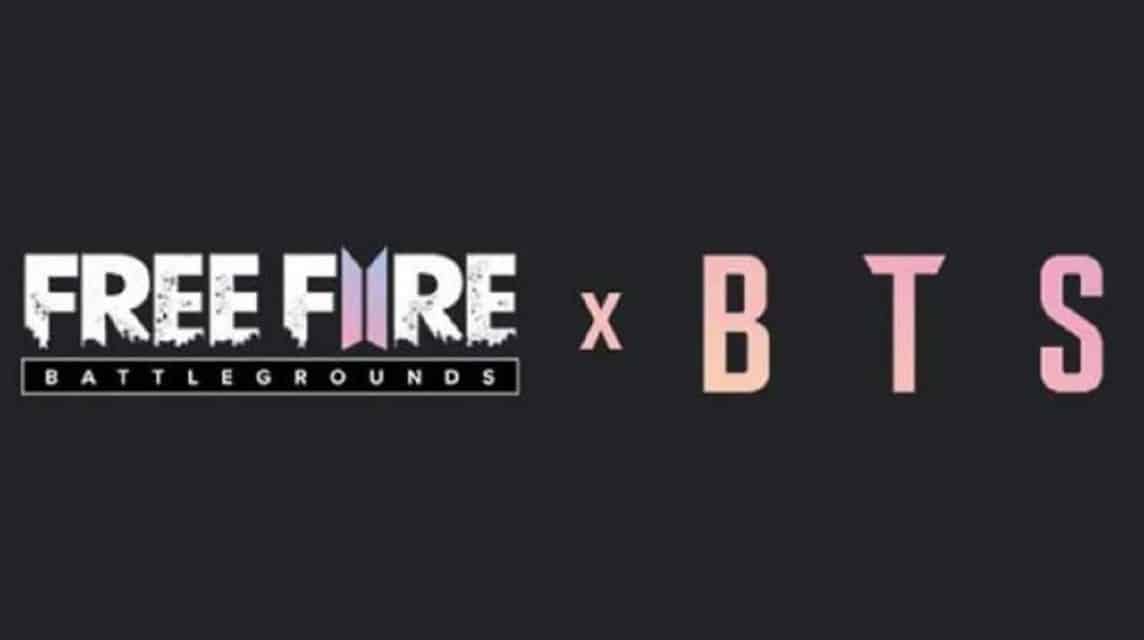 Free Fire x BTS logo collab