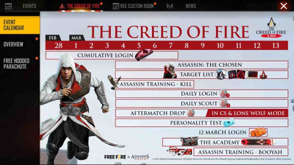 Kostenlos Fire X Assassin's Creed