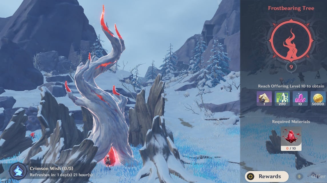 frostbearing tree irminsul genshin impact