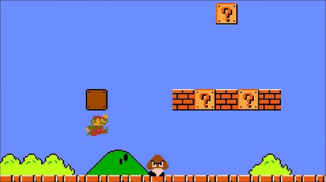 game with glitch being mario bros feature