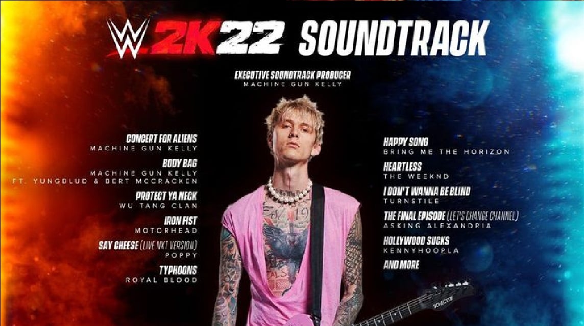 wwe 2k22 release MKG soundtrack and characters
