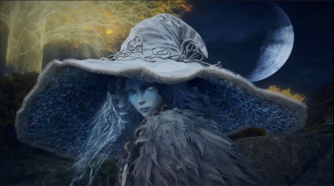 Wallpaper Ranni The Witch, Elden Ring, Anime Style, Boss, Blue