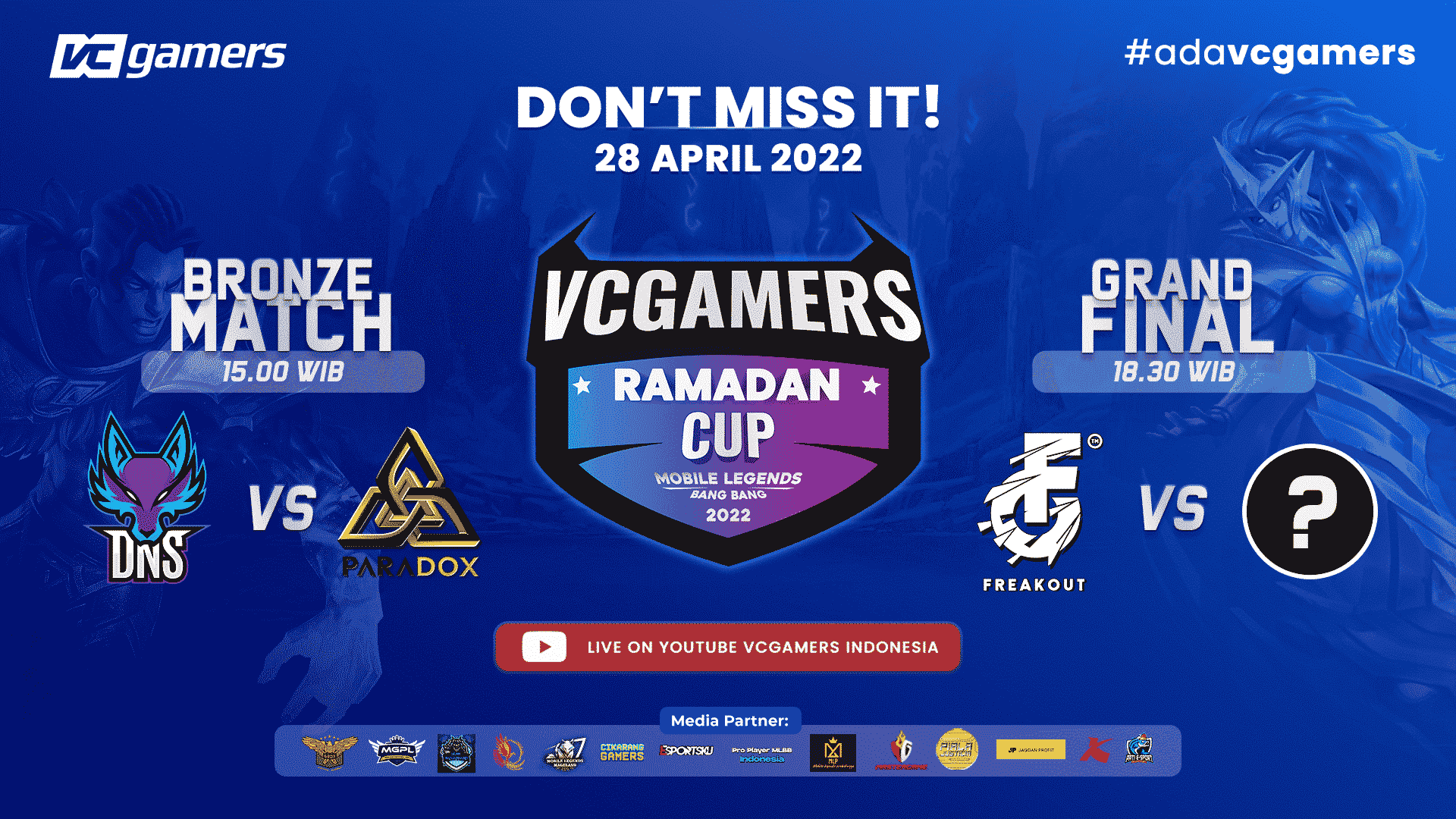 VCGamers Ramadan Cup: MLBB 2022