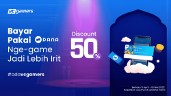 Hurry Check DANA Deals, Buy VCGamers Discount Voucher 50% Loh!