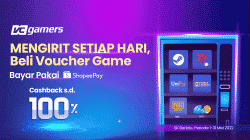 Come Checkout at VCGamers and Receive ShopeePay Cashback Up to 100%!