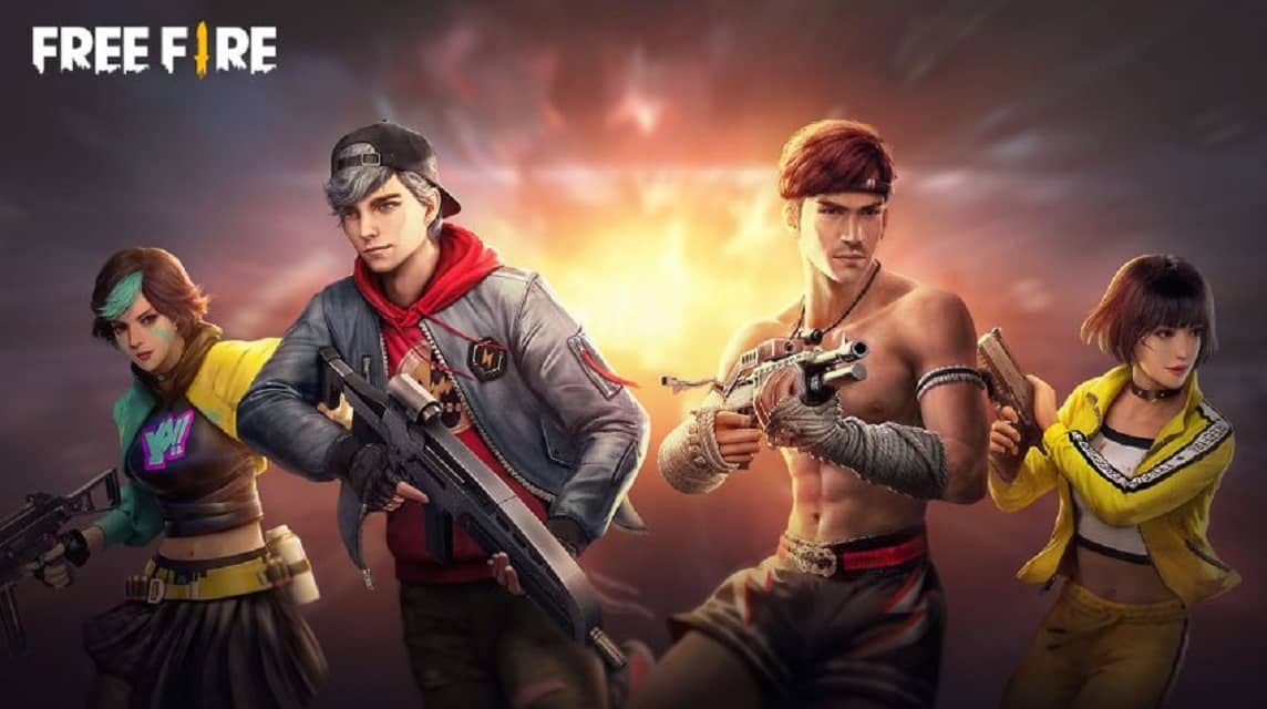 Cartoon coole Free Fire-Bilder