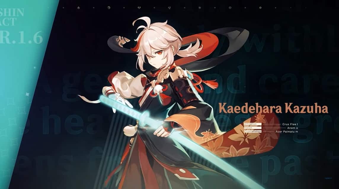 Genshin Impact Kaedehara Kazuha