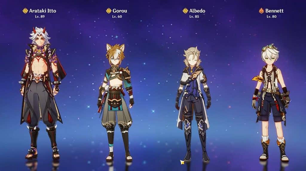 Build Gorou Genshin Impact Skills, Artifacts, Up to Party