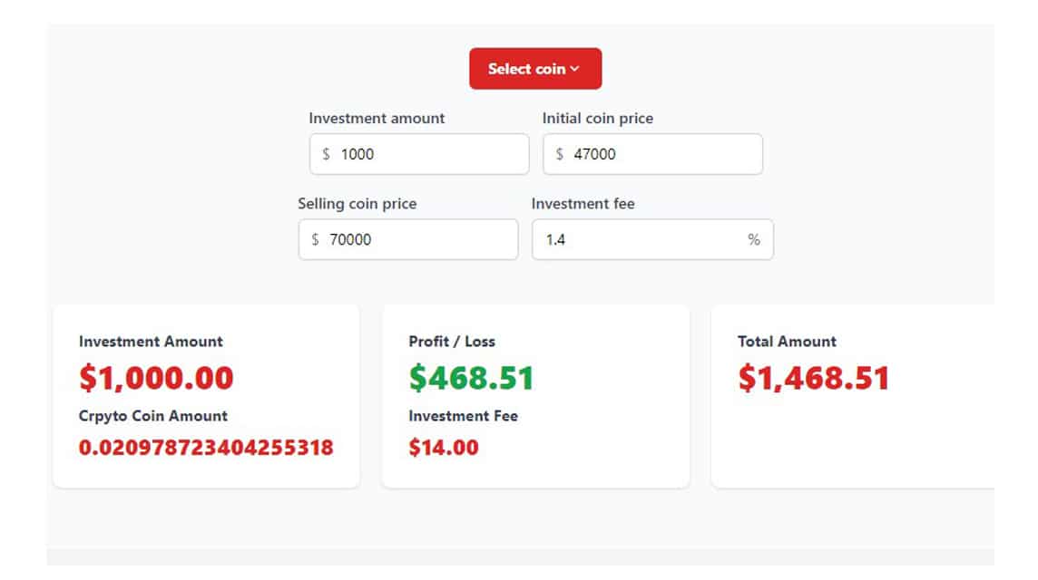 Crypto Calculator