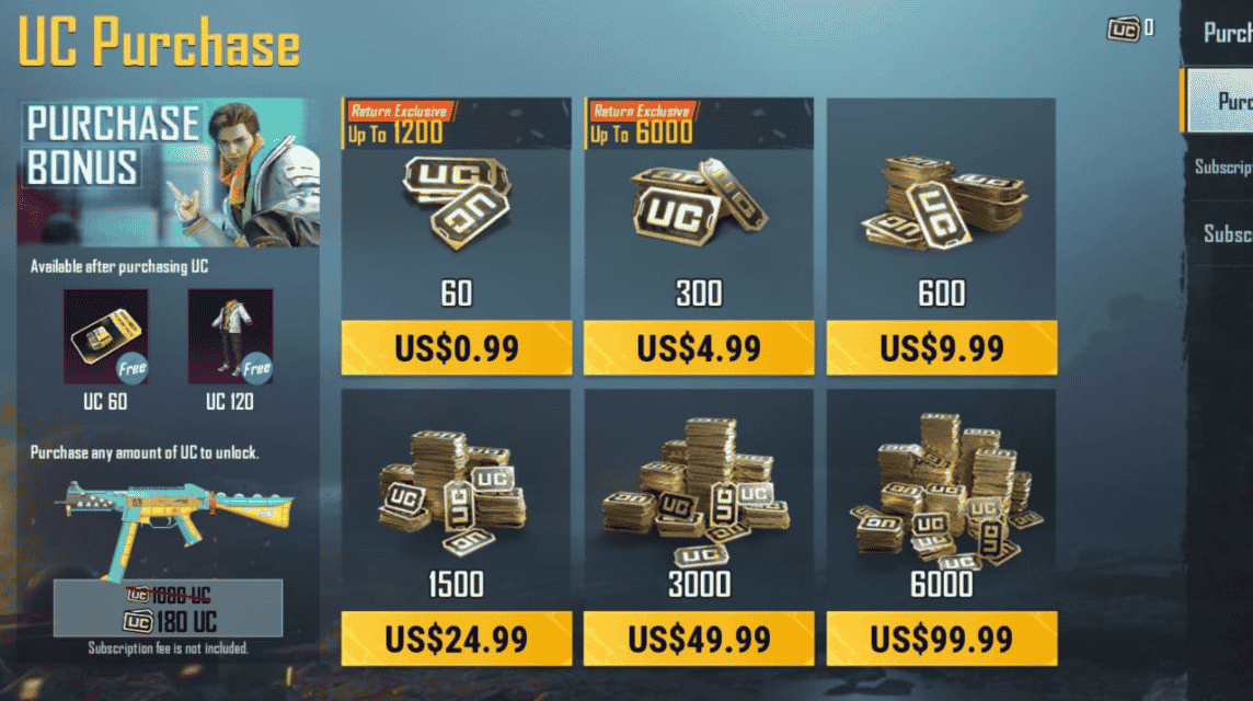 Cara Top Up PUBG Mobile