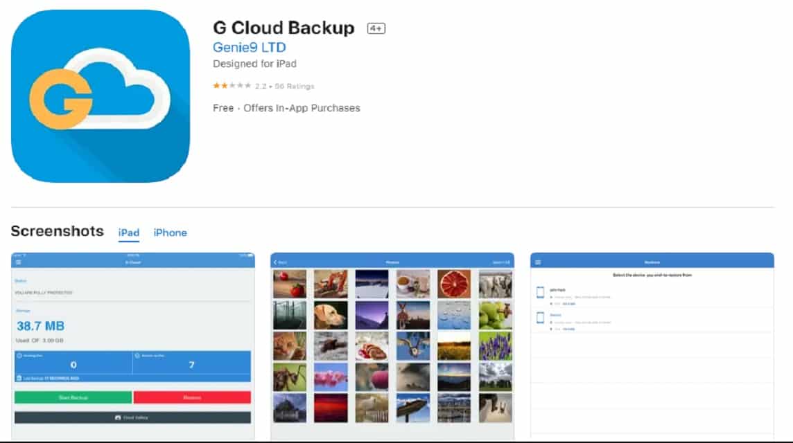 gcloud backup how to restore deleted contacts with the application