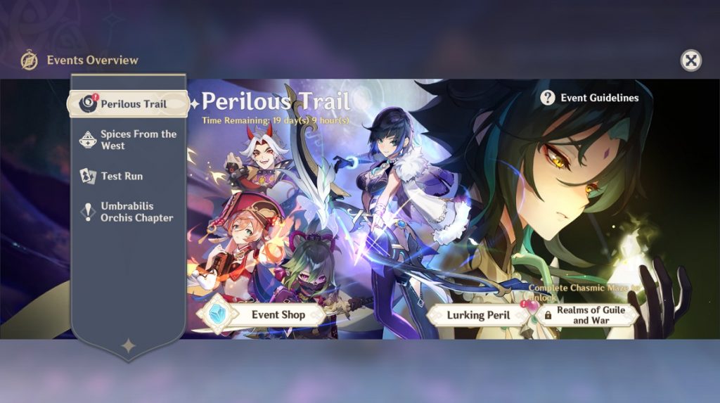 Perilous Path Guide to Perilous Trail Genshin Impact, Get a Total of 900 Primogems!