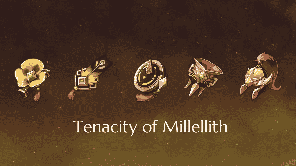 artefak tenacity of the millelith genshin impact