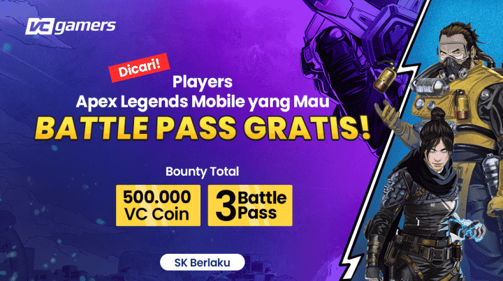 Ikut Giveaway Apex Legends Mobile, Bawa Pulang VC Coin dan Battle Pass Gratis