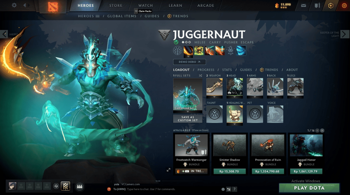 Baue Juggernaut