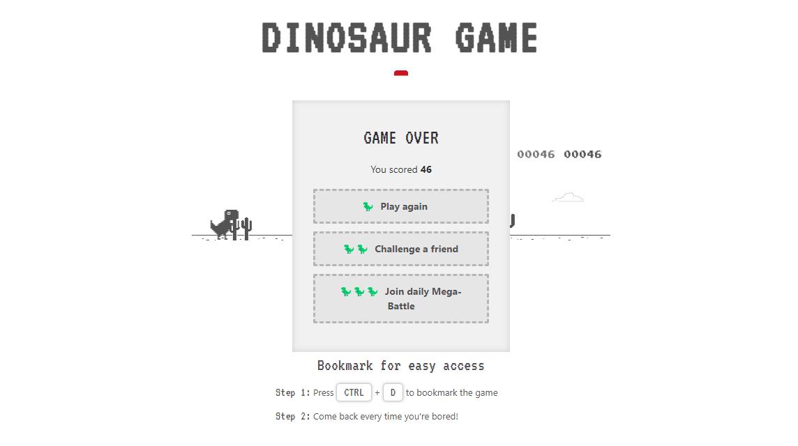 Spiel Dinosaurier