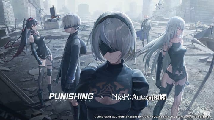 PGR x NieR Automata 글로벌 출시, 2B, A2 및 9S 제공!