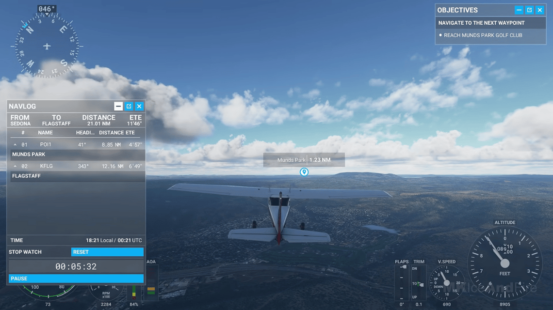 Gameplay Microsoft Flight Simulator