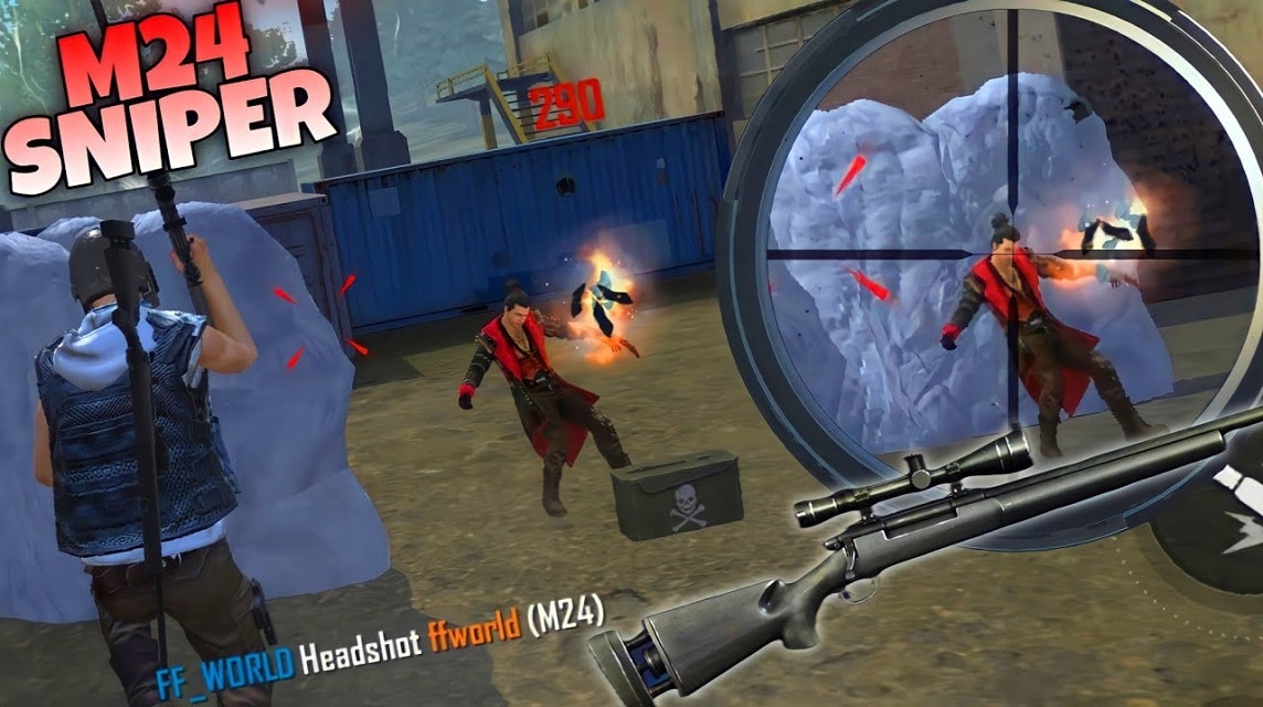 the best weapon in free fire