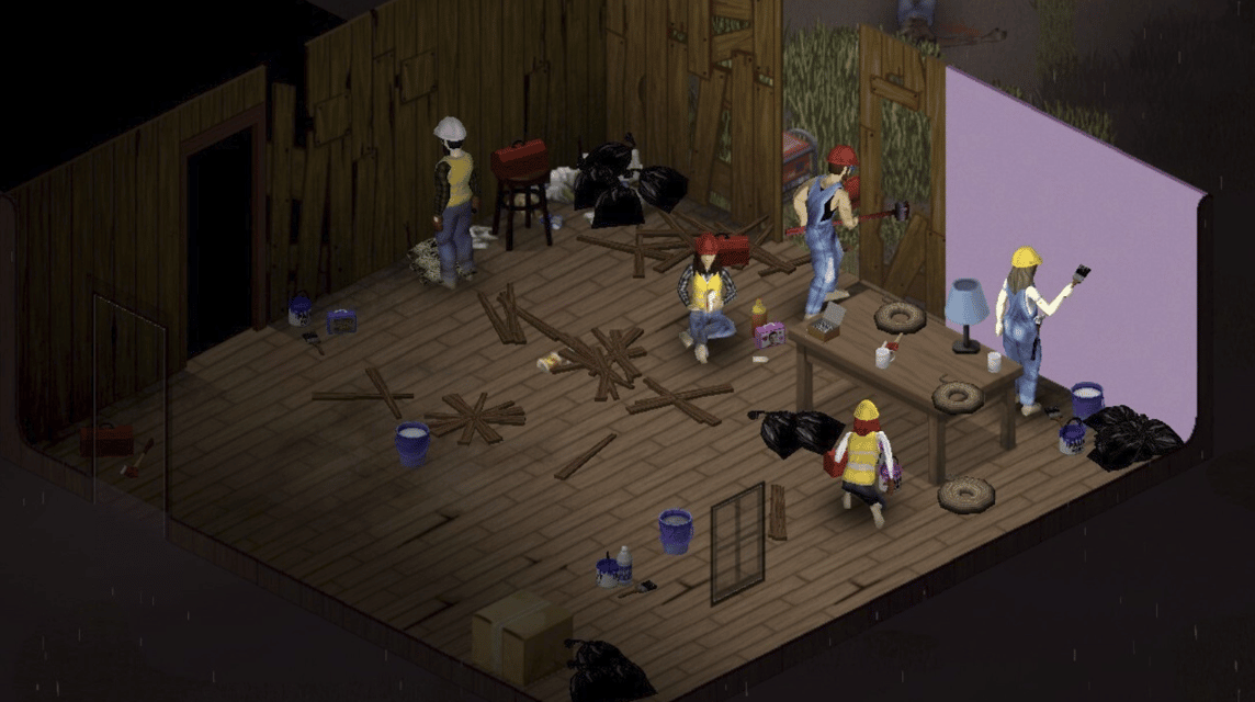 Project Zomboid のゲームプレイ