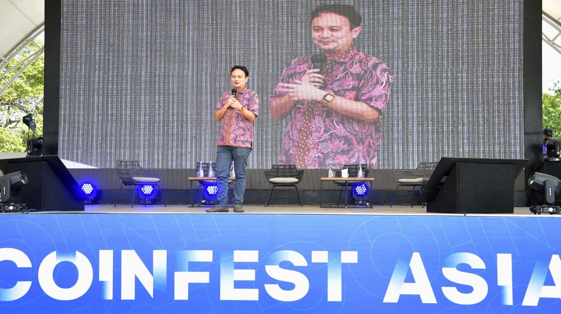 Deputy Minister of Trade Jerry Sambuaga at Coinfest Asia