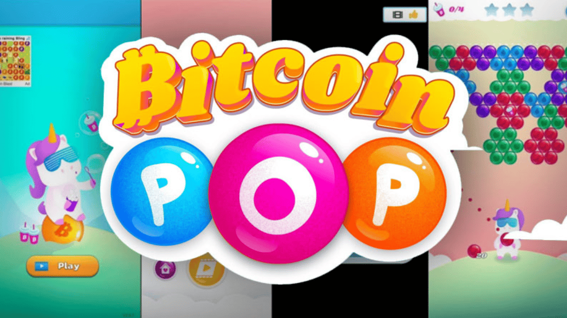 Ilustrasi Game Bitcoin Pop