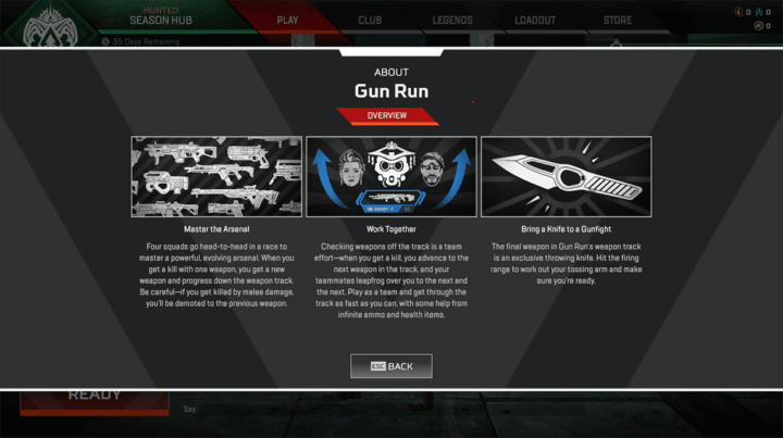 什么是 Gun Run：Apex Legends 中的新模式？