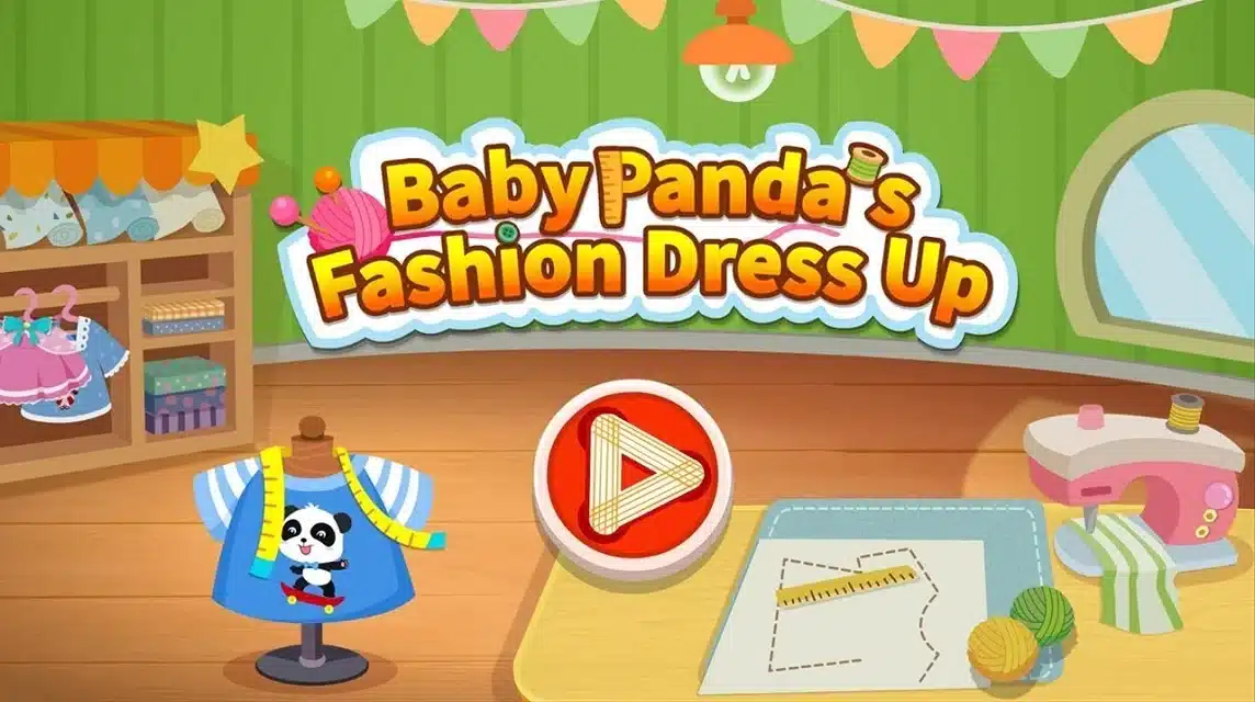 熊猫宝宝的时尚装扮