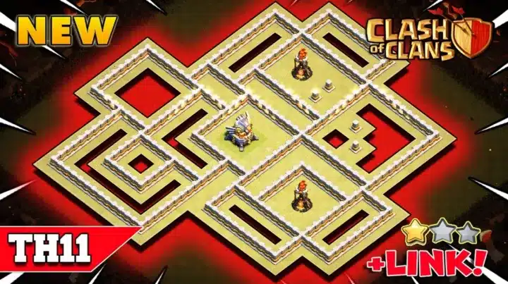 Rekomendasi COC Base TH 11 Terbaik Untuk Clan Wars