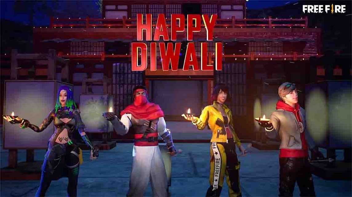 Diwali freies Feuer