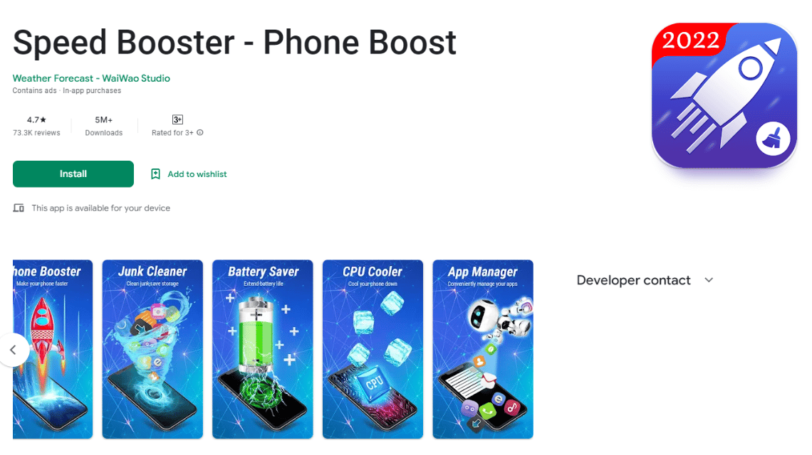 Game Booster Android-Geschwindigkeits-Booster
