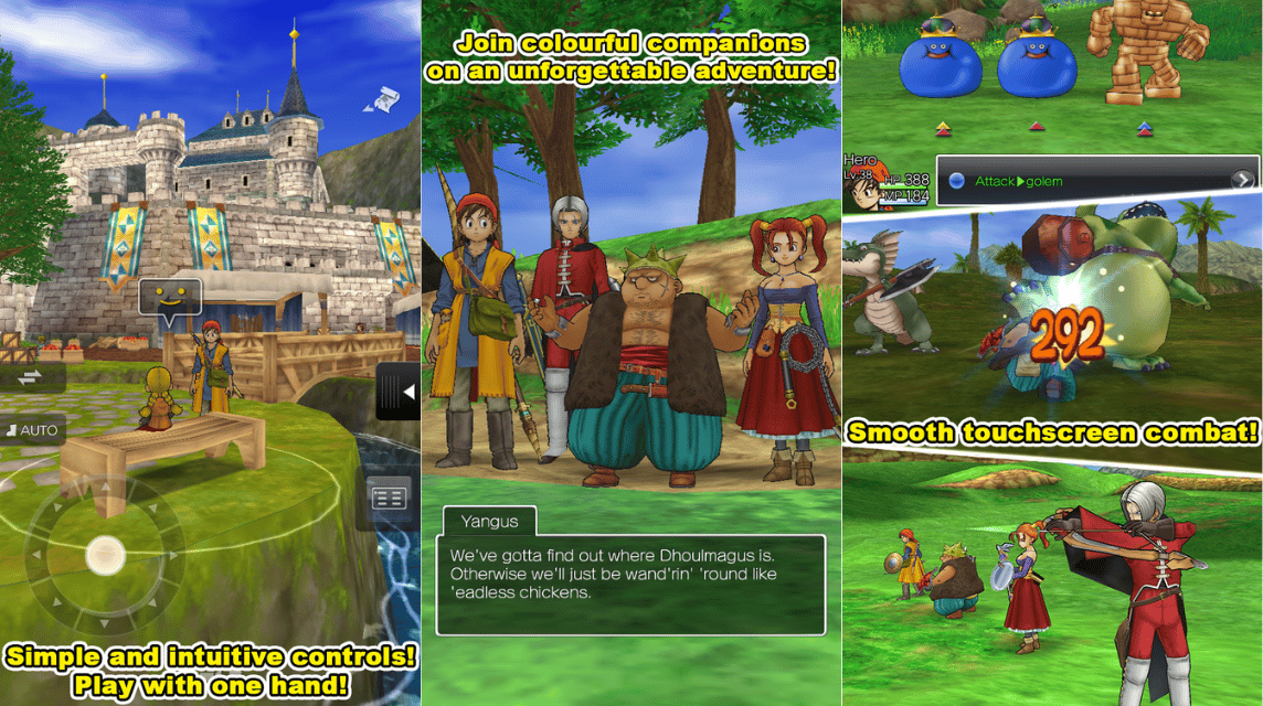 Existing PS2 Games on Android Dragon Quest VIII