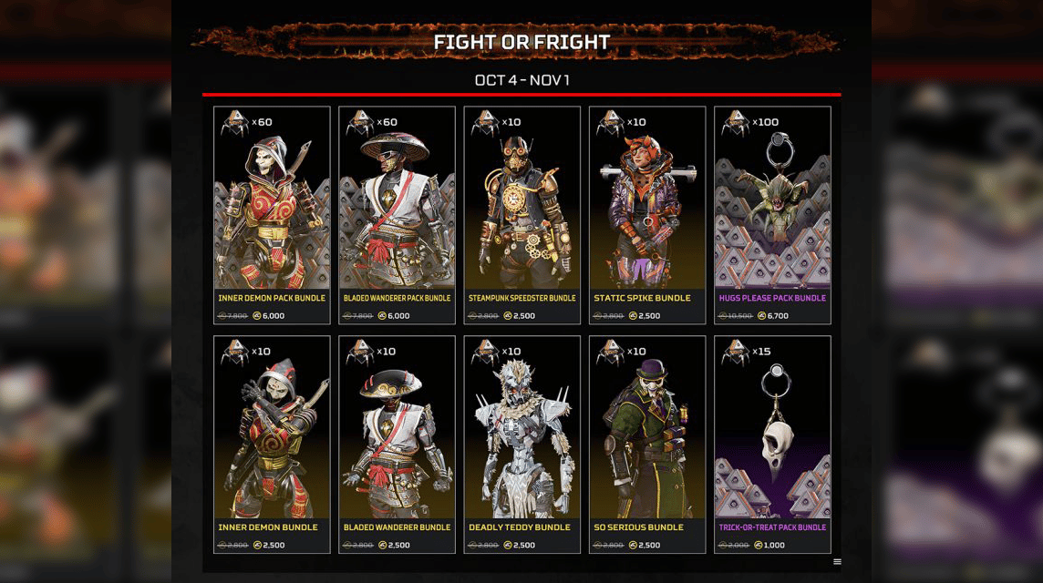 Apex Legends Fight or Fright-Event