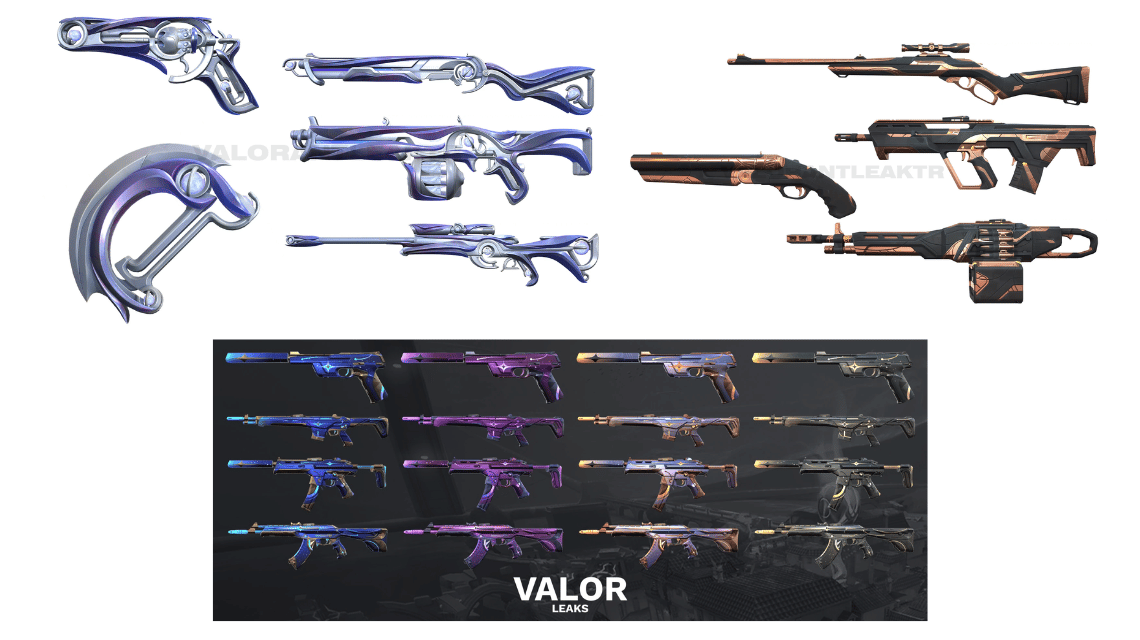 Valorant Battle Pass skins