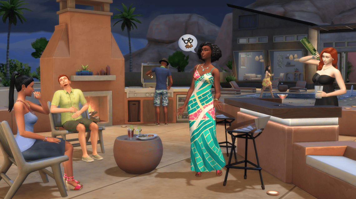 The Sims 4 無料砂漠パック