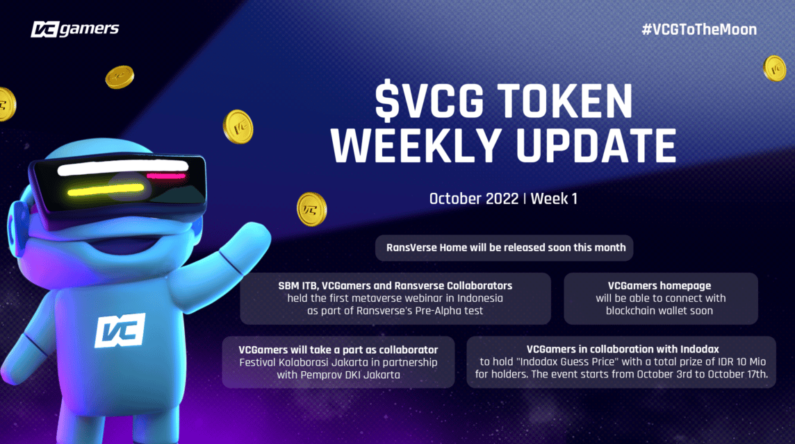 VCG Token Update Oktober Week 1
