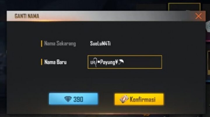 How to Make a Unique Name With a Symbol on Free Fire